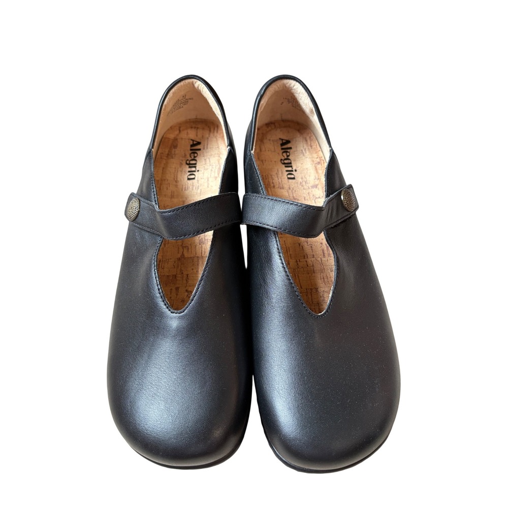 Alegria Opheliah Black Leather Mary Jane Clogs Shoes OPH-6325 Womens 42 11.5-12 - Picture 3 of 11